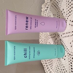 Spa Scentials Renew & Chill Foot Callus Remover Gel & Soothing Foot Cream